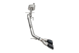Corsa 2024-2025 Ford Ranger 3in Cat-Back Exhaust 4in Black PVD Pro-Series Slash Cut Twin Tip - 21246BLK