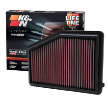 Load image into Gallery viewer, K&amp;N Replacement Air Filter for 12 Honda Civic 1.8L L4 - 33-2468
