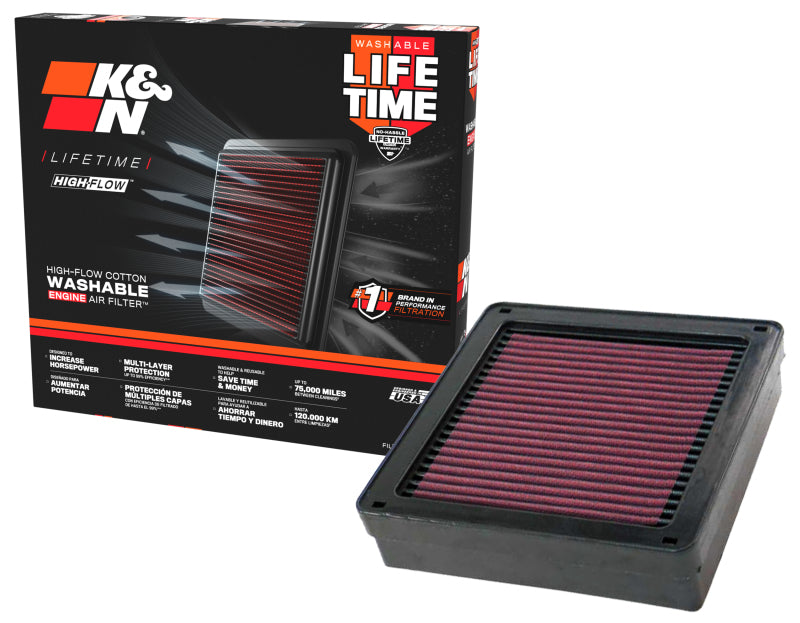 K&N 03-06 Lancer Evo 8/9 Drop In Air Filter - 33-2105