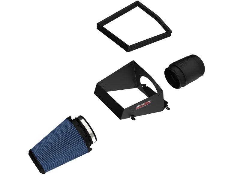 aFe 24-26 Jeep Wrangler JL L4-2.0L Rapid Induction Cold Air Intake System w/ Pro 5R Filter - 52-10021R