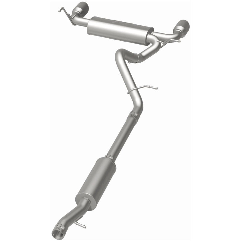 MagnaFlow Cat-Back 12-16 Jeep Wrangler GT 3.6L V6 Black Tips - 19327