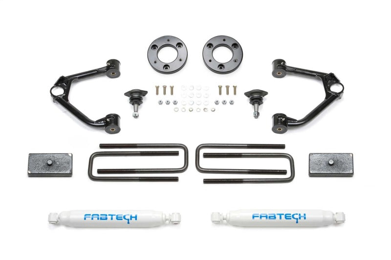 Fabtech 19-20 GM K1500 P/U w/Trail Boss/At4 Pkg 1.5in Budget Sys w/Perf Shks - K1152
