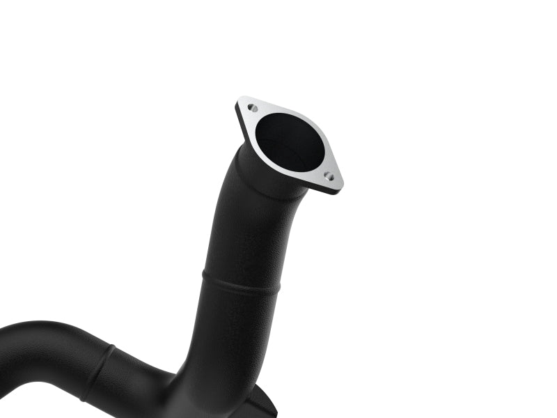aFe 19-22 Hyundai Veloster N BladeRunner 2-1/4in to 2-1/2in Aluminum Hot Charge Pipe - Black - 46-20768-B