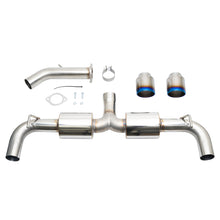 Load image into Gallery viewer, Injen 19-22 Hyundai Veloster N L4 2.0L Turbo Performance SS Axle Back Exhaust System - Burnt Ti Tips - SES1343ABTT