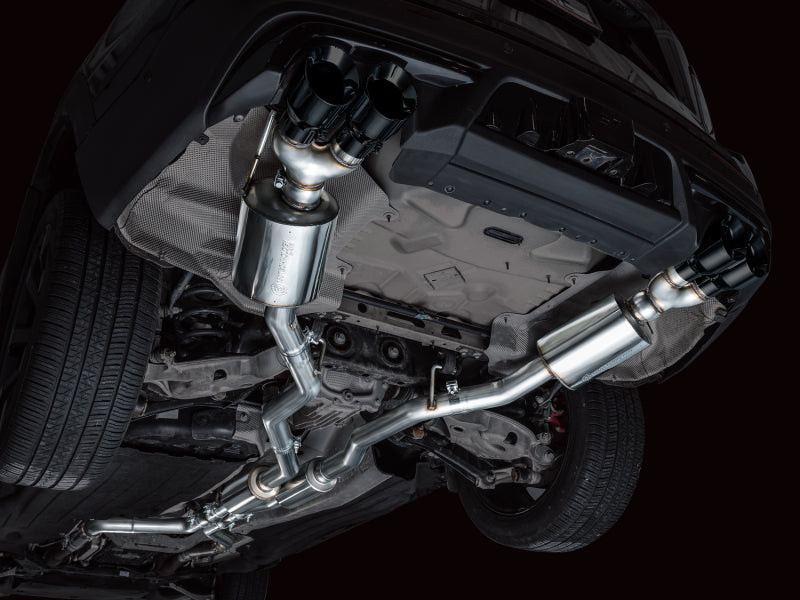 AWE Tuning 2020+ Ford Explorer ST Touring Edition Exhaust w/ Diamond Black Tips - 3015-43625