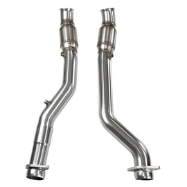 Kooks 12-22 Jeep Trackhawk 6.2L /Dodge Durango 6.4L 3in H.O. GREEN Catted OEM Connection Pipes - 34103401