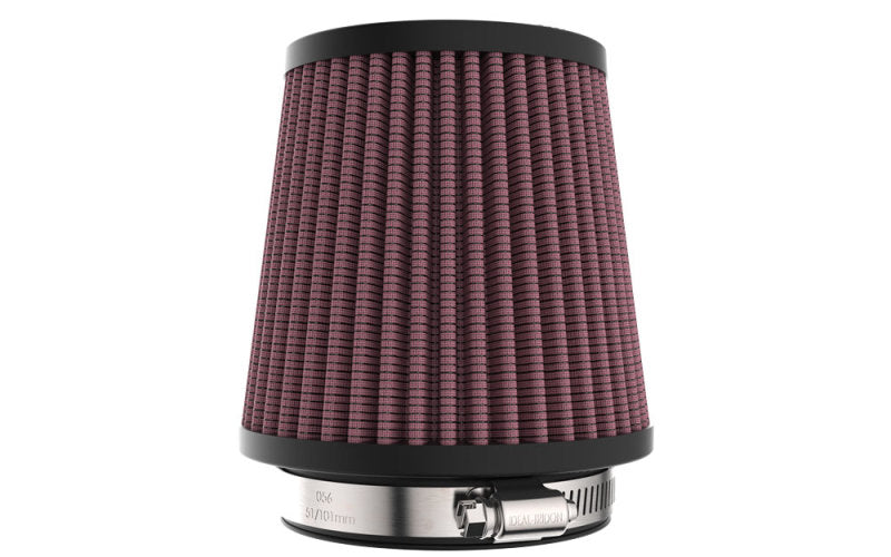 K&N Universal Clamp-On Air Filter 3in FLG /4 1/2in B / 3 1/2in T / 4 3/8in H - RU-9410