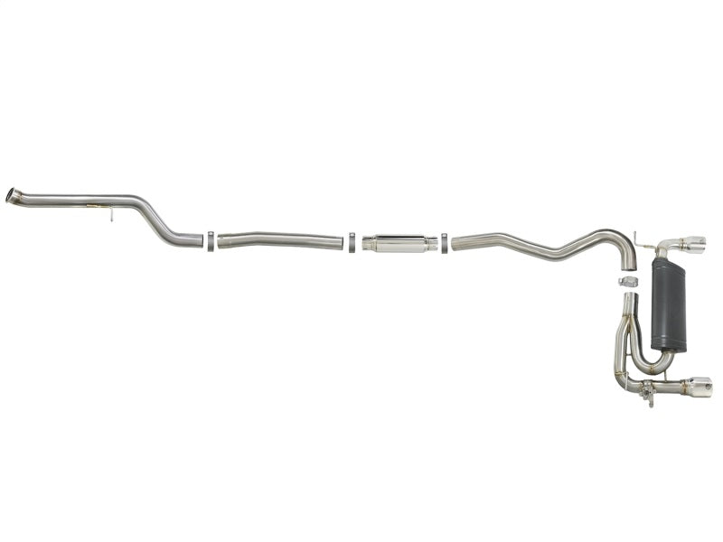 aFe MACH Force-Xp 3in 304 SS Cat-Back Exhaust w/Polished Tips 12-15 BMW 335i (F30) L6 3.0L (t) N55 - 49-36340-P