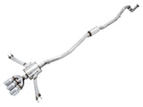 AWE Tuning 2016+ Honda Civic Si Touring Edition Exhaust w/Front Pipe & Triple Chrome Silver Tips - 3015-52012
