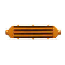 Load image into Gallery viewer, Mishimoto Universal Gold Z Line Intercooler Overall Size: 28x8x3 Core Size: 21x6x2.5 Inlet / Outlet - MMINT-UZG