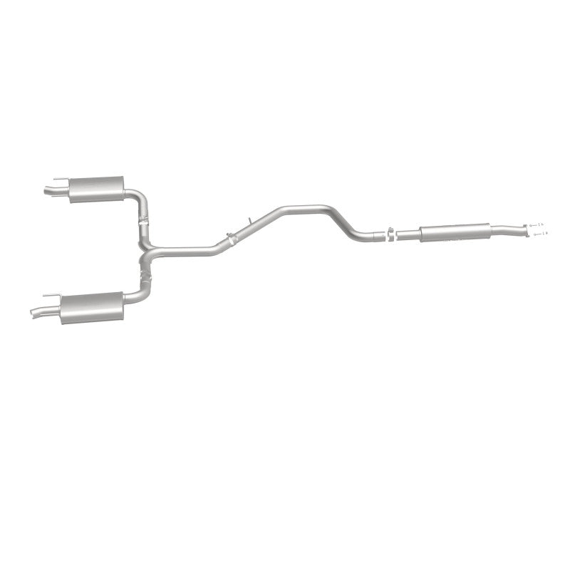 MagnaFlow Cat-Back SS 2.25/2.5in Dual Split Rear Exit Polished 3in Tip 2015 Chev Impala 3.6L V6 - 19023