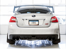 Load image into Gallery viewer, AWE Tuning Subaru STI VA / WRX GV / STI GV Sedan Touring Edition Exhaust - Diamond Black Tip (102mm) - 3015-43108