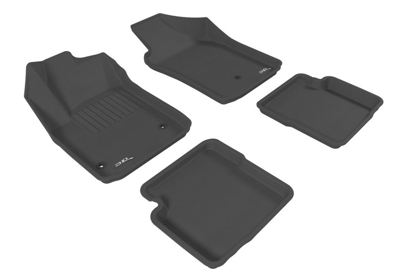 3D MAXpider 12-19 FiAT 500 Kagu Black Full Set - L1FA00301509