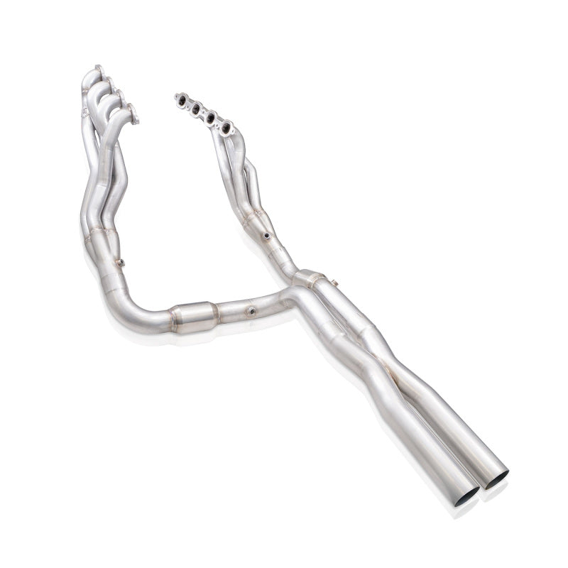 Stainless Works 15-19 Chevrolet Tahoe 6.2L Headers 1-7/8in Primaries High-Flow Cats 3in Leads X-Pipe - CTTH15HCAT