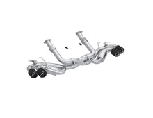 Load image into Gallery viewer, MBRP 20-24 Chevrolet Corvette C8 3in Active Cat Back Quad Split Rear Exit Exhaust w/ AFM Sims - S70413CF