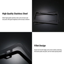 Load image into Gallery viewer, Black License Plate Frame for Tesla (2pcs)