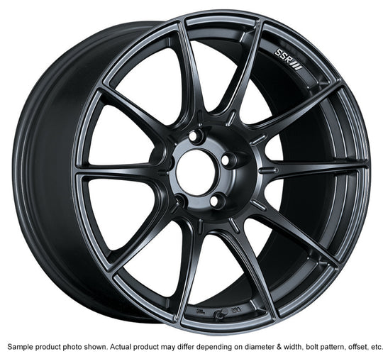 SSR GTX01 18x10.5 5x114.3 22mm Offset Flat Black Wheel G35 / 350z / 370z - XA18105+2205GMB