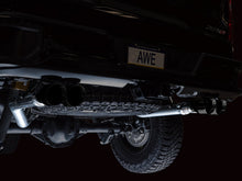 Load image into Gallery viewer, AWE Tuning 22-23 GMC Sierra 1500 AT4X 6.2L 0FG Catback Split Dual (Flat Bumper) - Diamond Black Tips - 3015-43284