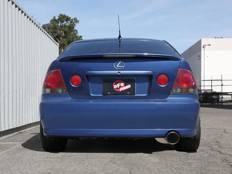 aFe Lexus IS300 01-05 L6-3.0L Takeda Cat-Back Exhaust System- Blue Tip - 49-36058-L