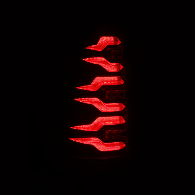 AlphaRex 14-21 Lexus GX470 Luxx-Series LED Tail Lights -Black - 678009