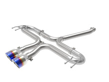Load image into Gallery viewer, aFe Takeda 2-1/2in 304 SS Axle-Back Exhaust w/Blue Flame Tips 17-20 Honda Civic Sport L4-1.5L (t) - 49-36625-L