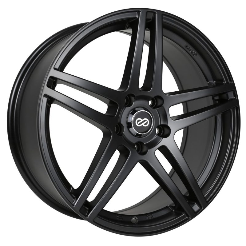 Enkei RSF5 15x6.5 38mm Offset 4x100 Bolt Pattern 72.6mm Bore Dia Black Wheel - 479-565-4938BK