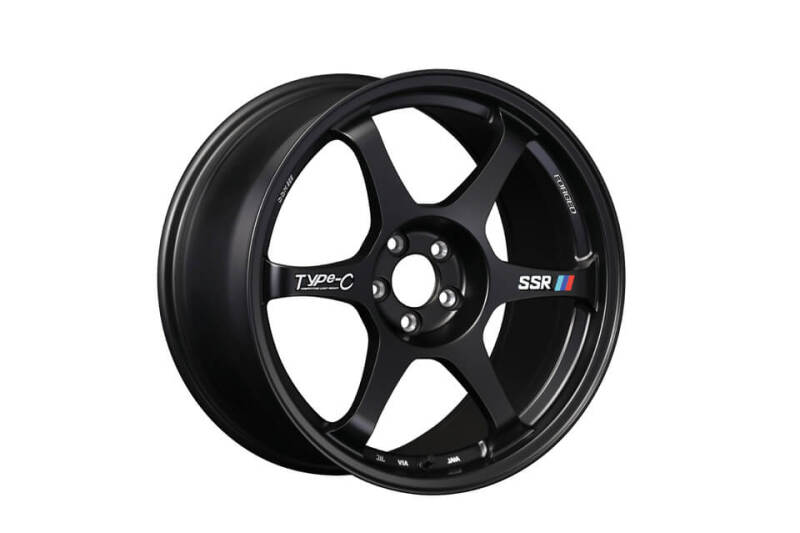 SSR Type-C Forged 18x9.5 +22 5/114.3 - Sprint Black Wheel - F318950+2205GMB