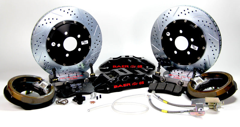Baer Brakes 60-74 Chevrolet C10 Pickup 15in Extreme+ Rear Brake Kit-Black- - 4302469B