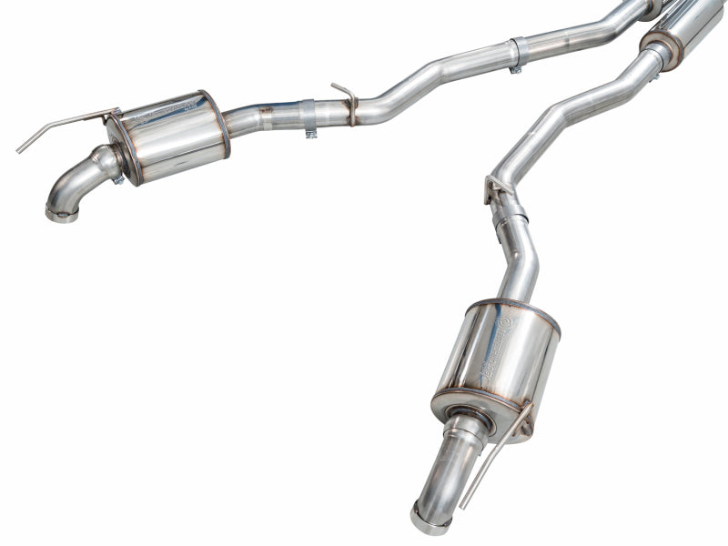 AWE Tuning 2021+ Ford Explorer Tremor 3.0TT 0FG Dual Rear Exit Exhaust w/ Bash Guard - 3015-28625