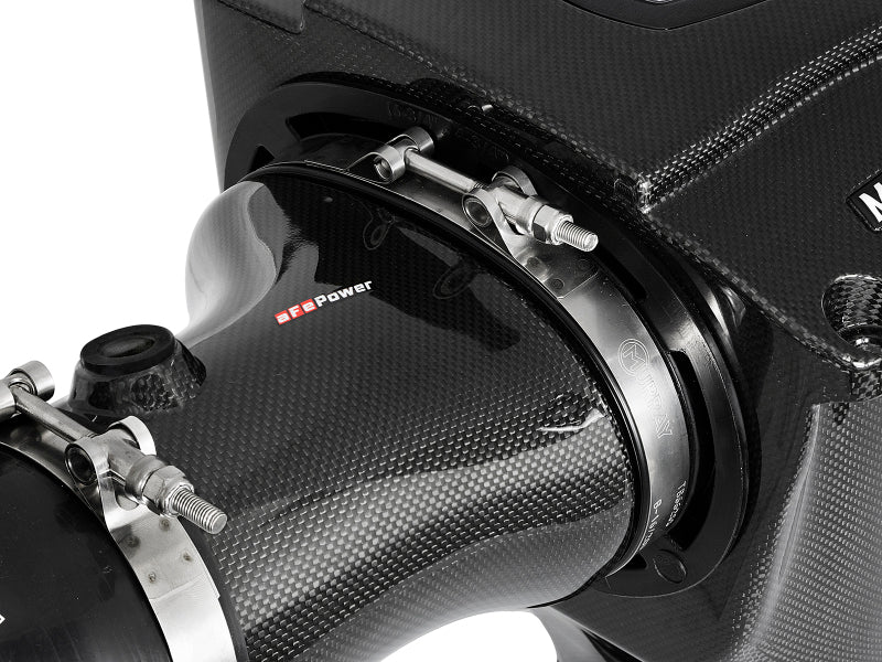 aFe Momentum GT Black Series Carbon Fiber CAIS 2017 Dodge Challenger/Charger SRT Hellcat V8-6.2L(sc) - 52-72205-CF