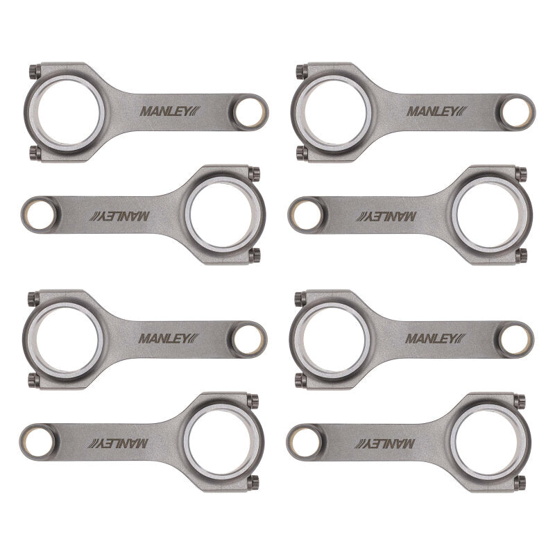 Manley Chevrolet Small Block H-Beam Connecting Rod Set - 6.000in Length - 14034-8