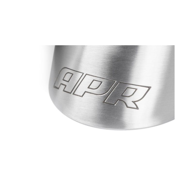 APR Double-Walled 3.5in Slash-Cut Tips - Brushed Silver - Set of 2 - TPK0007