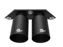 Load image into Gallery viewer, aFe Power Mach Force Xp 4in 304 SS Bolt-On Exhaust Tips Satin Black 14-19 Porsche 911 GT3 3.8L/4.0L