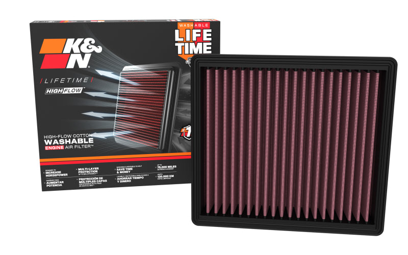 K&N 20-21 Ford F250/F350 Super Duty 6.2/6.7/7.3L V8 Replacement Air Filter - 33-5100