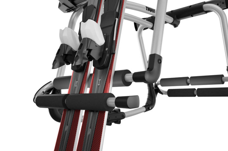 Thule Tram Ski/Snowboard Rack (Req. Thule Hanging Hitch Bike Rack to Mount) - Black/Silver - 903300