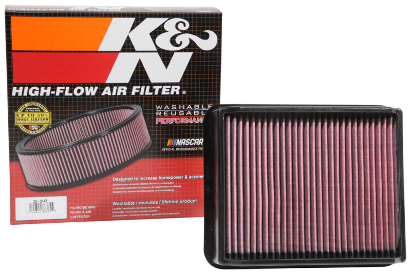 K&N 15-18 Toyota Hiace L4-2.5L DSL Replacement Drop In Air Filter - 33-3143