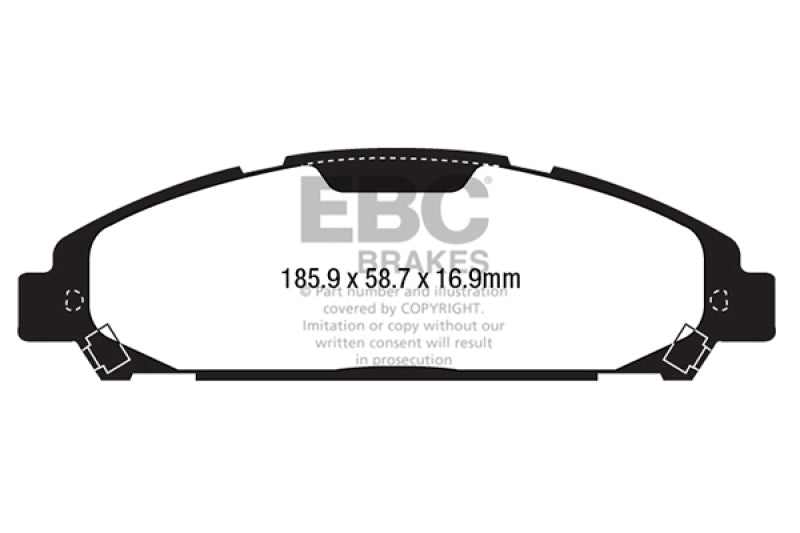 EBC Brakes Greenstuff 2000 Series Sport Pads - DP23039