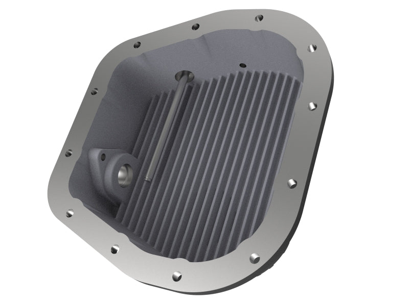 aFe Power Rear Differential Cover (Machined) 12 Bolt 9.75in 11-13 Ford F-150 EcoBoost V6 3.5L (TT) - 46-70152