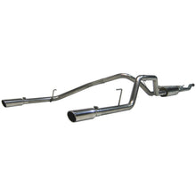 Load image into Gallery viewer, MBRP 2004-2009 Nissan Titan 5.6L EC/CC Cat Back Dual Split Rear - S5402409