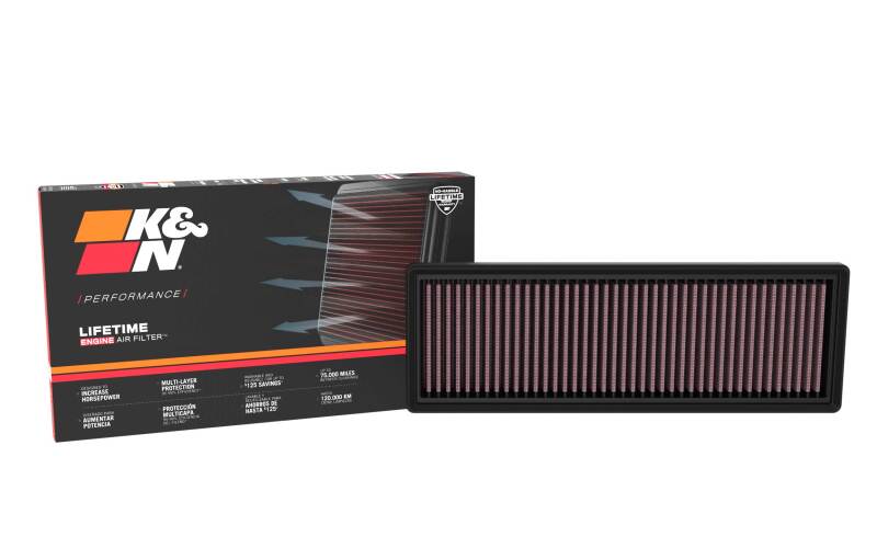 K&N 2024 Ford Mustang 2.3L L4 Drop-In Air Filter - 33-5146