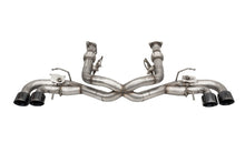 Load image into Gallery viewer, Corsa 2020-2025 Corvette C8 3in Valved Cat-Back 4.5in Blk Quad Tips - Fits Factory NPP Exhaust - 21105BLK