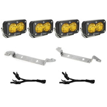 Load image into Gallery viewer, Baja Designs 2024+ Toyota Tacoma S2 Sport Dual Fog Pocket Light Kit - Baja Amber - 448259