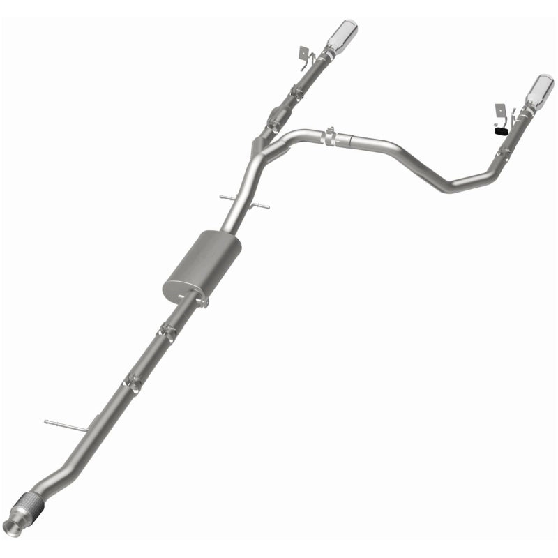 MagnaFlow 2019 Chevy Silverado 1500 V8 5.3L/V6 4.3 Street Series Dual Exit Exhaust w/ Polished Tips - 19471