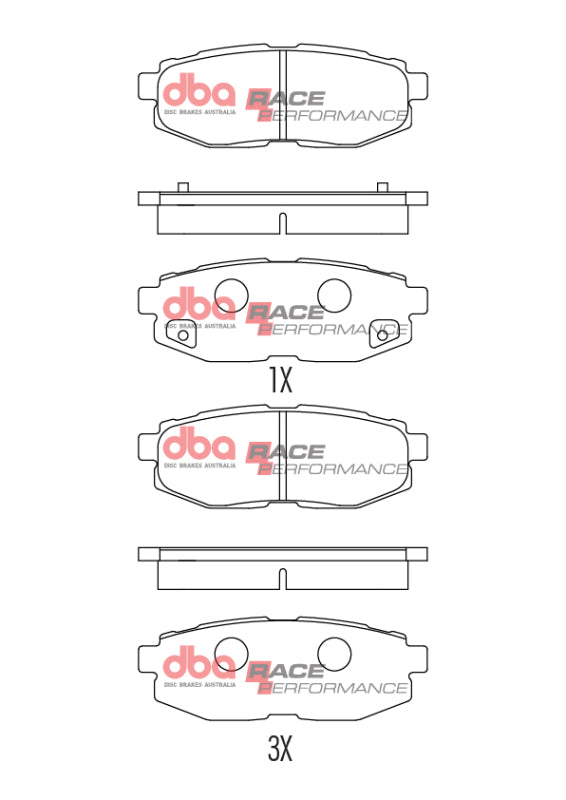 DBA 2012+ Subaru BRZ / 2012+ Toyota 86/GR 86 Rear RP Performance Brake Pads - DB1789RP