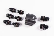 Load image into Gallery viewer, Radium Engineering 3 Into 1 Distribution Block w/ Fittings - 20-0237