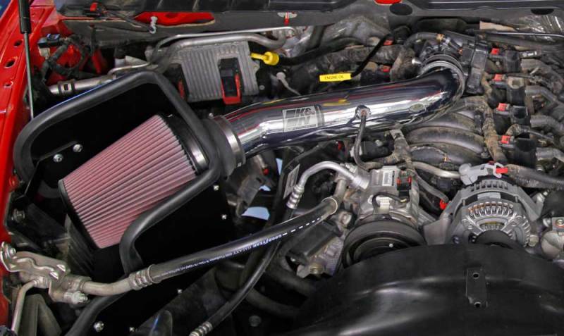 K&N 2013 Dodge Ram 1500 V8-4.7L High Flow Performance Air Intake Kit - 77-1571KP