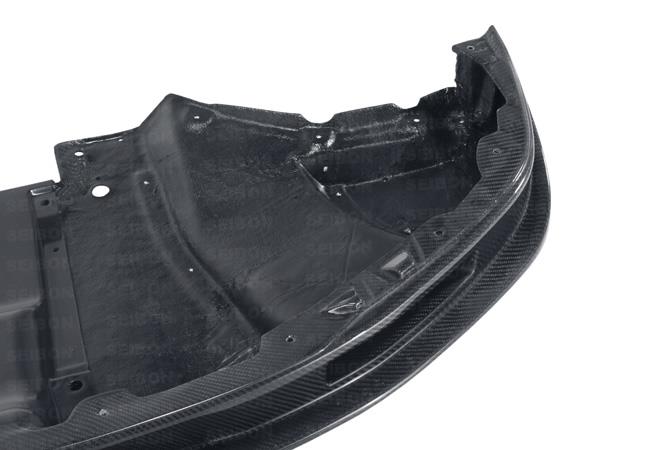 Seibon 12-13 Nissan GTR R35 VS-Style Carbon FIber Front Lip - FL1213NSGTR-VS