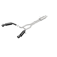 Load image into Gallery viewer, MagnaFlow Cat-Back 15-16 Land Rover Ranger Rover V6 SS 2.5in Dual Split Rear Exit 4.5in Black Tips - 19123