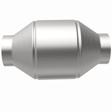 Load image into Gallery viewer, MagnaFlow Univ Cat Conv 2.5in Inlet/Outlet Center/Center Round 3in Body L x 5in W x 8.75in Overall L - 51656