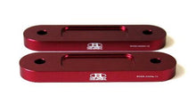 Load image into Gallery viewer, BLOX Honda S2000 Racing Front 12mm Thin Spacer Bump Steer Kit - Red (Lowered 1in and more) - BXSS-20354-12-RD